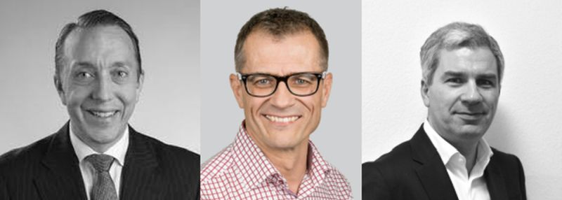 Matthias Werder, Harald Wojnowski und Hakan Yuksel